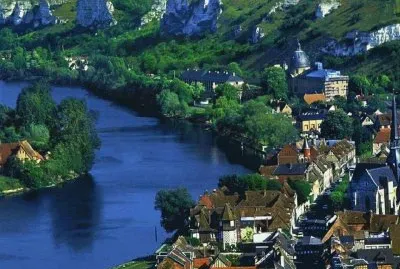 Les Andelys-Sur Seine jigsaw puzzle