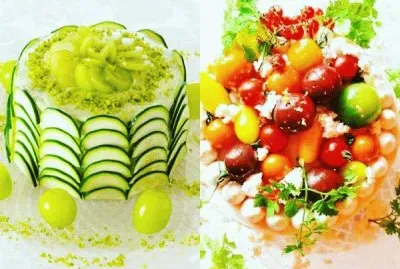 Pastel de Ensalada 3 por Mitsuki Moriyasu