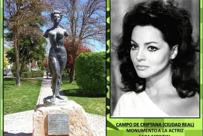 CAMPO DE CRIPTANA-C.REAL-MONUMENTO A SARA MONTIEL
