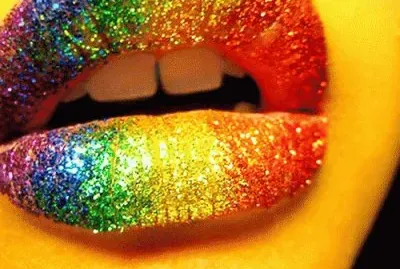 Lips With glitter