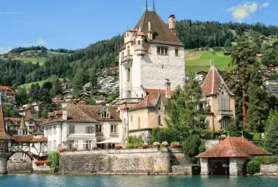 פאזל של castle_oberhofen_switzerland_lake_