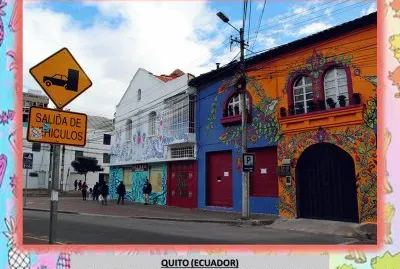 QUITO (ECUADOR) - PAREDES PINTADAS