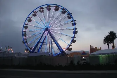 Fair at dusk