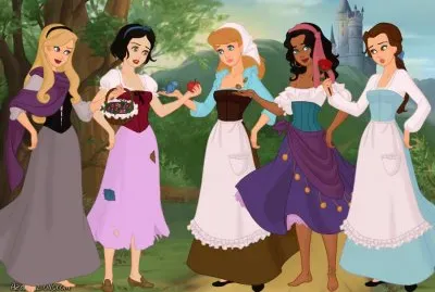 Aurora SnowWhite Cinderella Esmeralda Belle