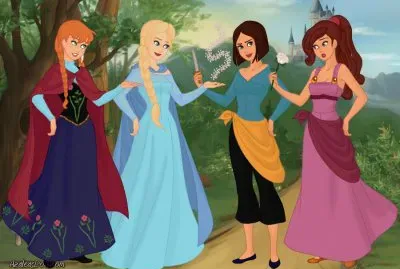 פאזל של Anna Elsa Marina Megara