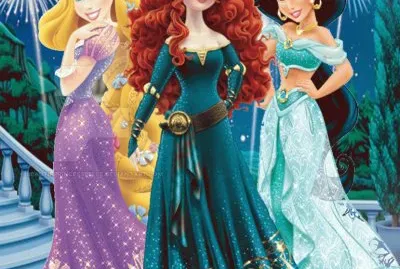 Merida Rapunzel Jasmine