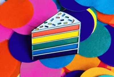 Rainbow Cake Pin jigsaw puzzle