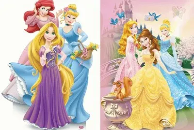 Ariel Rapunzel Cinderella Aurora Belle