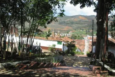 Vista del pueblo desde el camposanto