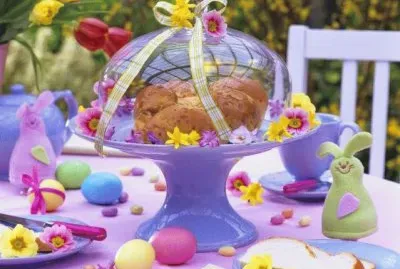 Festive Easter Party Table