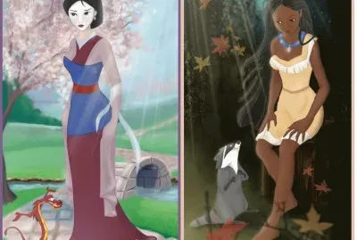 פאזל של Mulan Pocahontas