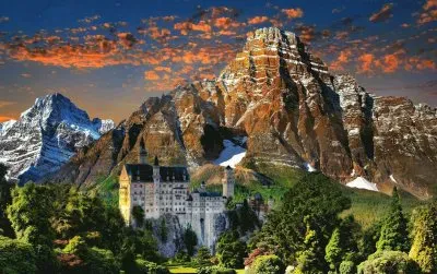 View of Neuschwanstein Castle jigsaw puzzle