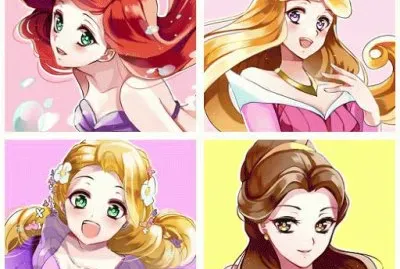 Ariel Aurora Rapunzel Belle