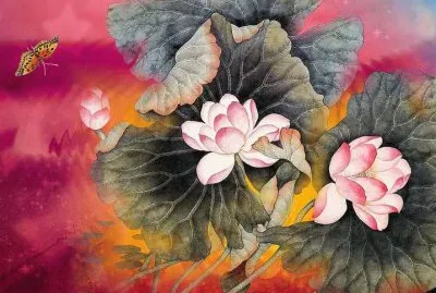 å·¥ç­†è·èŠ± jigsaw puzzle