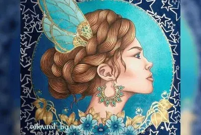 Lady in Blue jigsaw puzzle