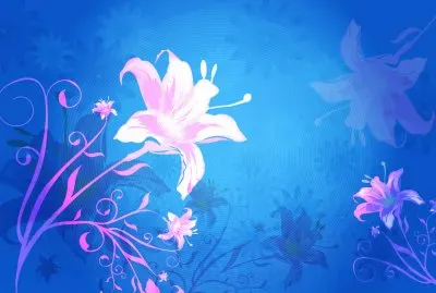 è—è‰²èŠ±åº•åœ– jigsaw puzzle