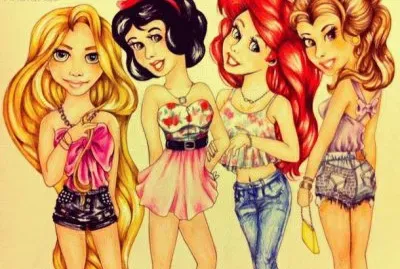 Rapunzel SnowWhite Ariel Belle