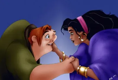 jorobado y esmeralda