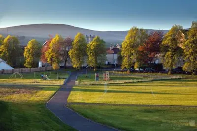 Evening light Kilsyth Scotland