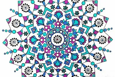 Mandala jigsaw puzzle