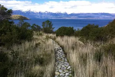 sendero al lago