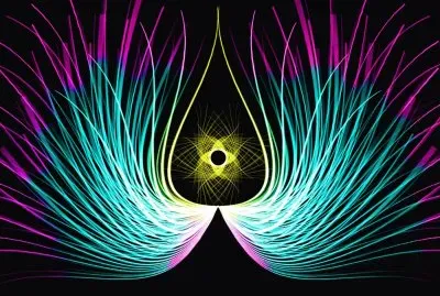 Plumas, LÃ­neas, SimetrÃ­a