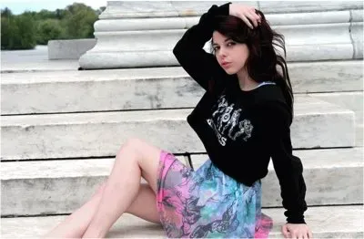 vestido rosa con flores jigsaw puzzle