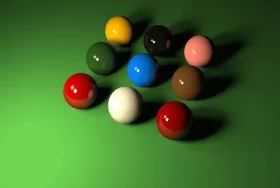 Bolas, liso, 3D