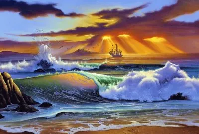 Mar, playa, arte, pintura.jpg