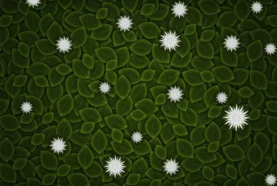 פאזל של Minimalismo, hojas, flores.jpg