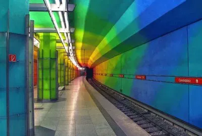 Metro colorido