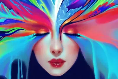 Artistico,Mujer, jigsaw puzzle