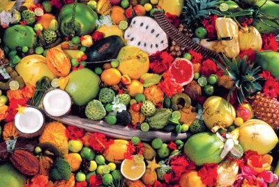 Colorful Tropical Fruits