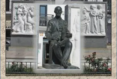 MOGUER (HUELVA) â€“ ESTATUA DE JUAN RAMÃ“N JIMÃ‰NEZ jigsaw puzzle