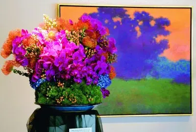  "Rhapsody "-Coordinated Floral Design to Art
