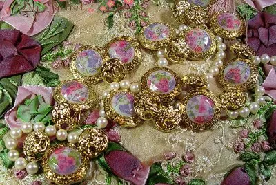 Victorian Vintage Buttons jigsaw puzzle