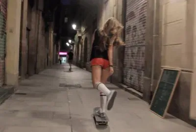 en patineta