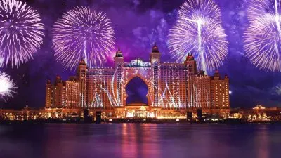 Spectacular Fireworks in Dubai jigsaw puzzle