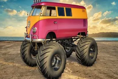 Volkswagen-  Camper.