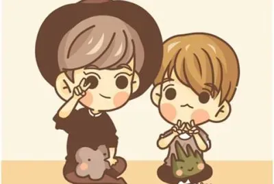 Exo chanbaek K-pop kpop fanart jigsaw puzzle