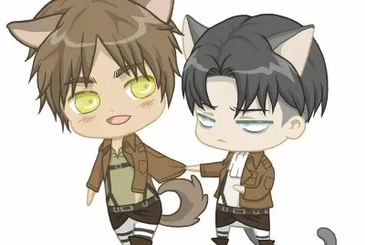 attack on titan eren-levi