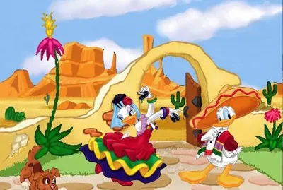 Daysi y Donald bailando