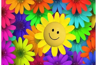 Smiley-JardÃ­n, AlegrÃ­a.