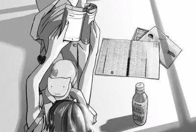 blanco y negro anime