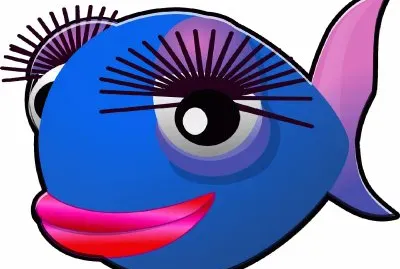 Peces- PestaÃ±as, lindo.
