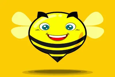 Abeja-Lindo, Sonrisa. jigsaw puzzle