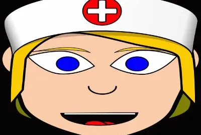 Enfermera- Cara-Clip art