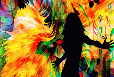 Discoteca- Movimiento, MÃºsica, Color