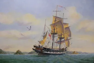 Brigue HMS Beagle de Charles Darwin