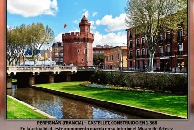 PERPIGNÃN (FRANCIA)â€“ CASTELLET CONSTRUIDO EN 1.368 jigsaw puzzle